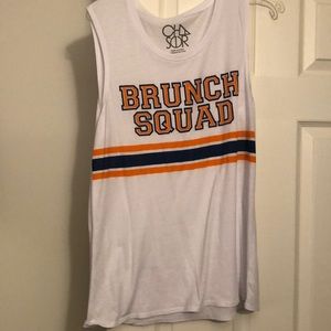CHASER tank top - brunch squad